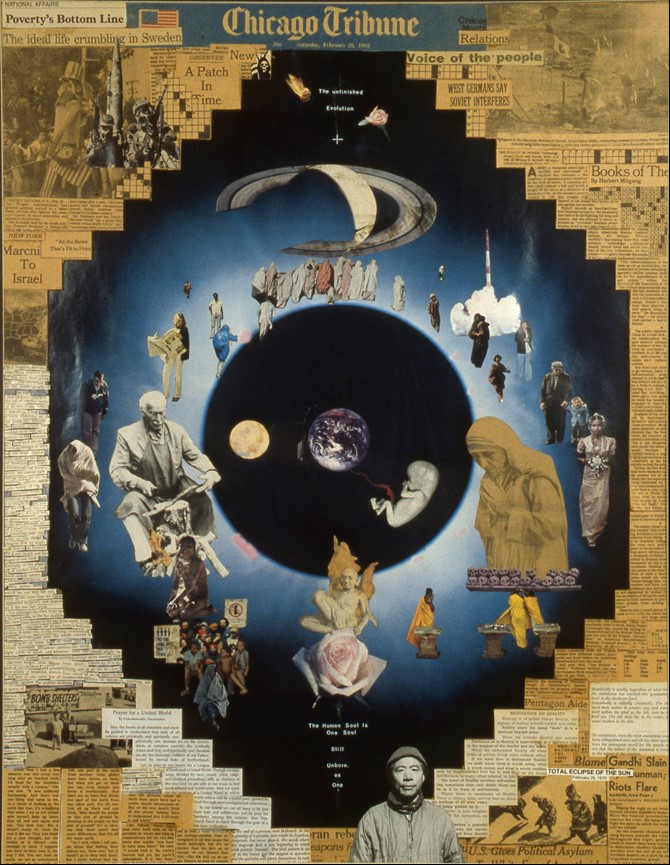 The Unfinished Evolution (collage, 1983)